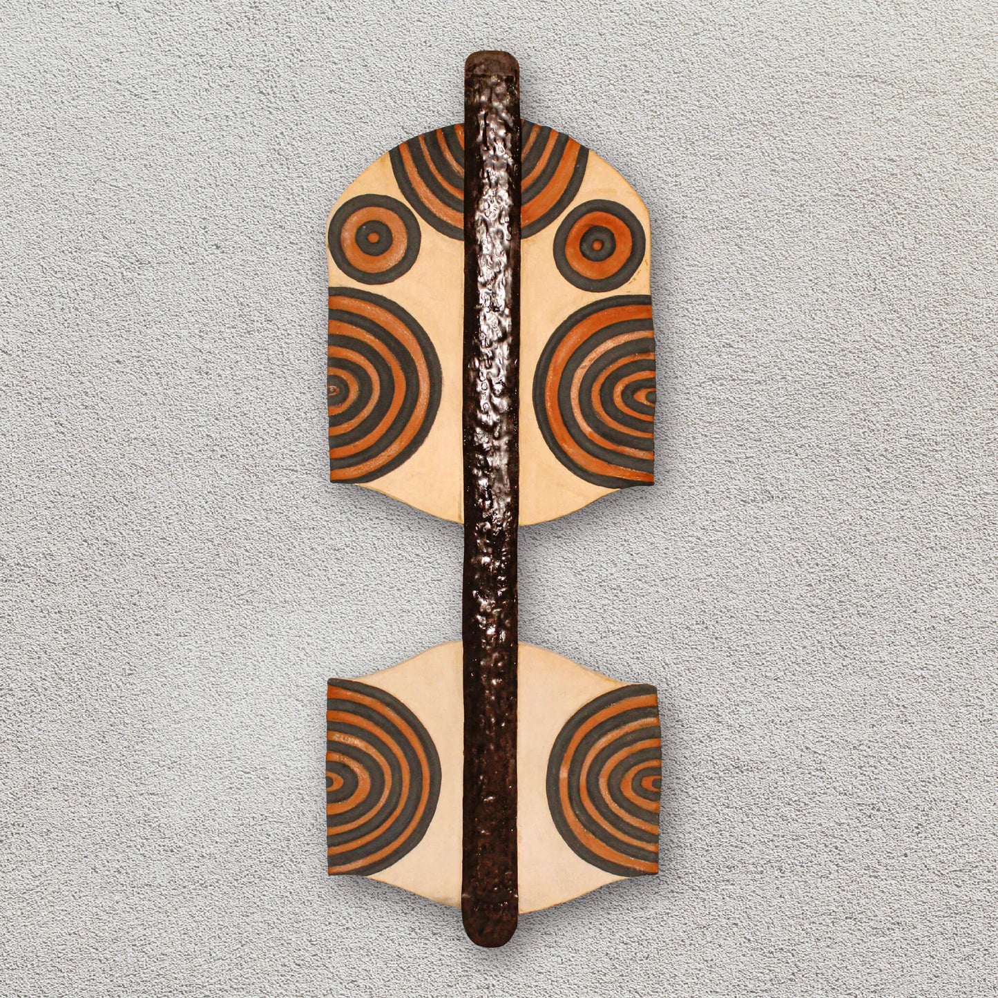 Sun Totem El İşi Seramik Duvar Paneli - Wild n Clay Ceramics