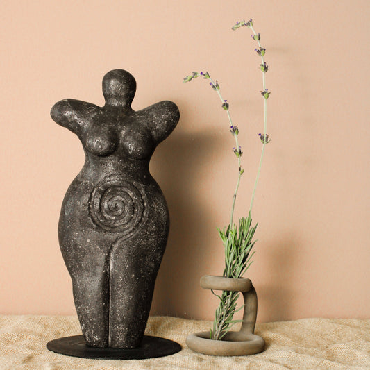 Cybele Sculpture in Andesite Stone - Wild n Clay Ceramics