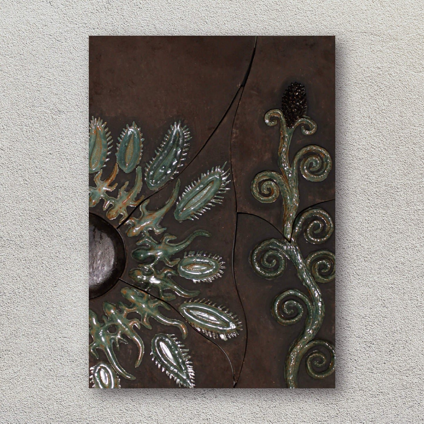 Gecko Handcrafted Ceramic Wall Panel - Wild n Clay Ceramics