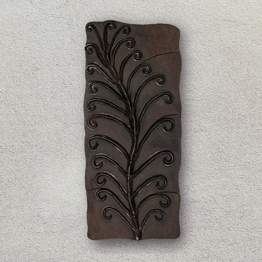 Alien Fern Handcrafted Ceramic Wall Panel - Wild n Clay Ceramics