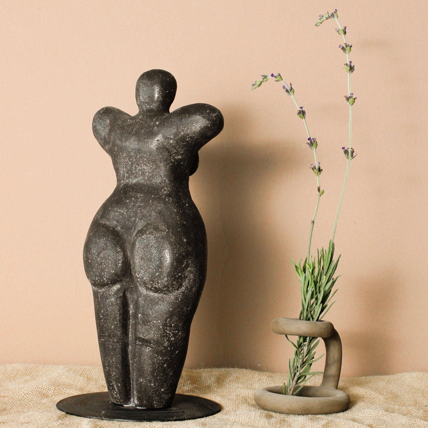 Cybele Sculpture in Andesite Stone - Wild n Clay Ceramics